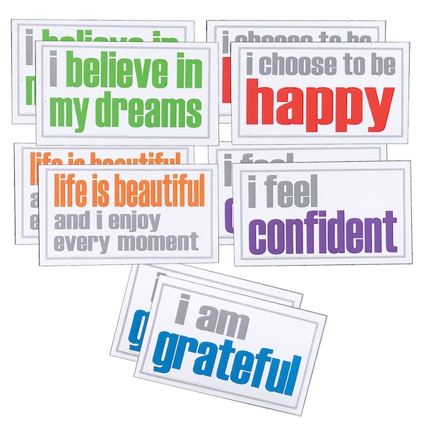 Confidence Magnets, 5 Count, PK2